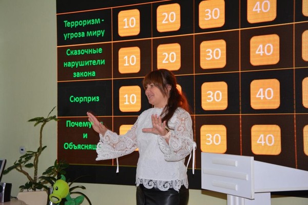 Интерактивная игра «Мы против террора»