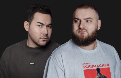 Мадияр Сатвалдин и Дима Илюхин. Съёмки