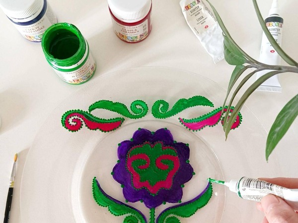 Мастер-класс «Татарский орнамент на тарелке: прикосновение к истории»