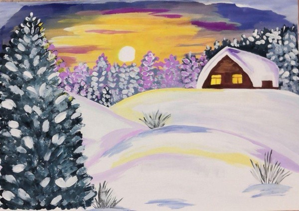 Выставка «Зима рисует»