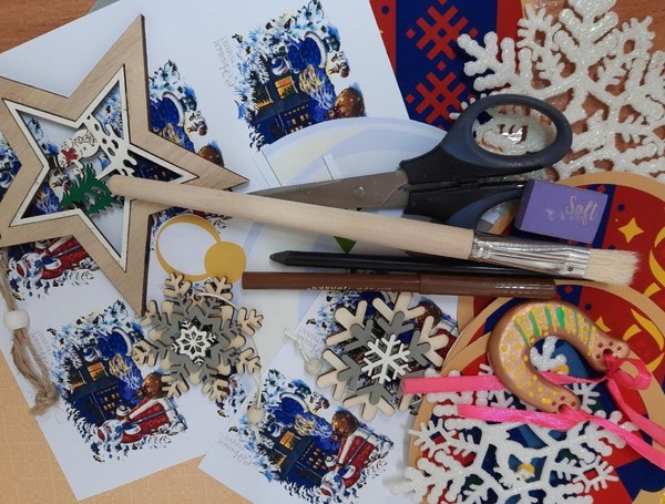 Мастер-класс «Новогодняя открытка»