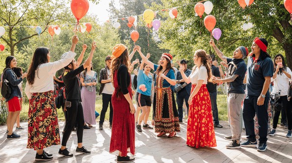 Развлекательная программа «Дружим народами»