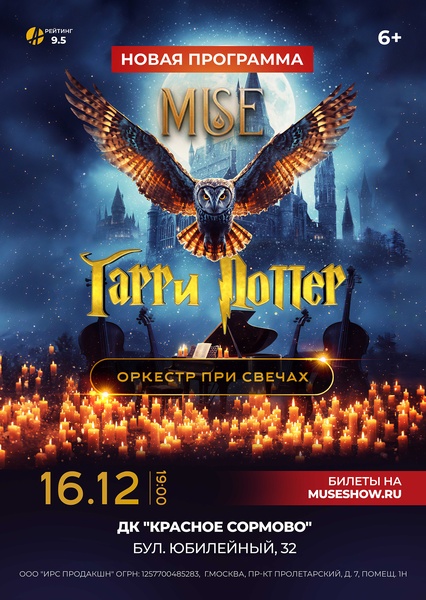 MUSE: Гарри Поттер г.Нижний Новгород
