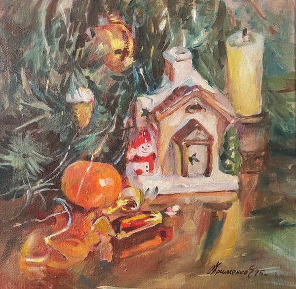 Выставка акварельной живописи «Мир рождества»