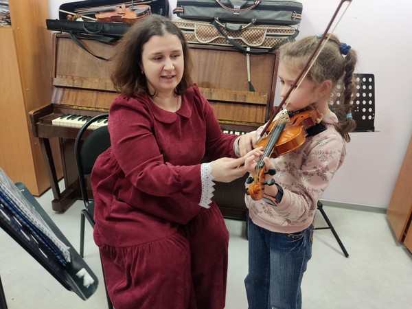 Открытый урок «Работа над гаммами в классе скрипки»