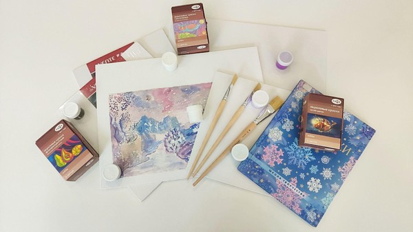 Мастер-класс «Зимние зарисовки»