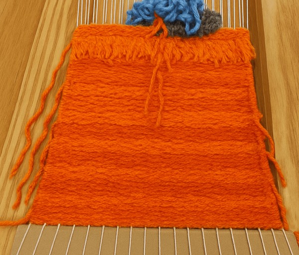 Мастер-класс «Оранжевый коврик»