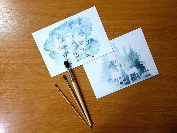 Мастер-класс «Зимние узоры»