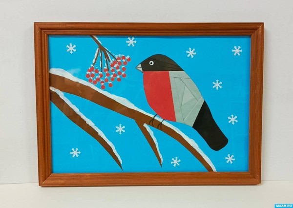 «За окном снегири» Мастер-класс по декоративно-прикладному творчеству