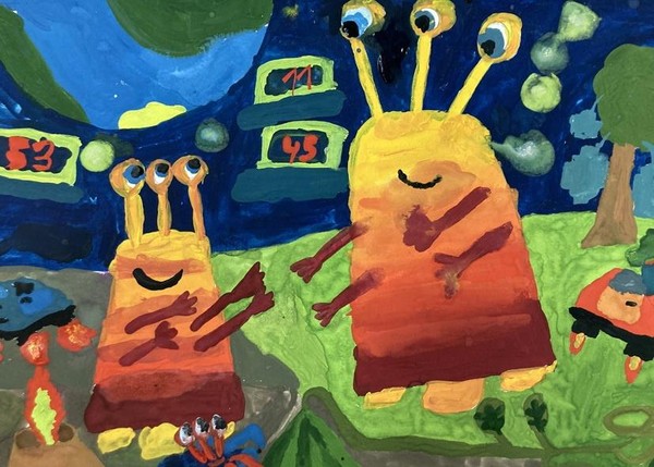 Творческое занятие «Дружелюбные инопланетяне»