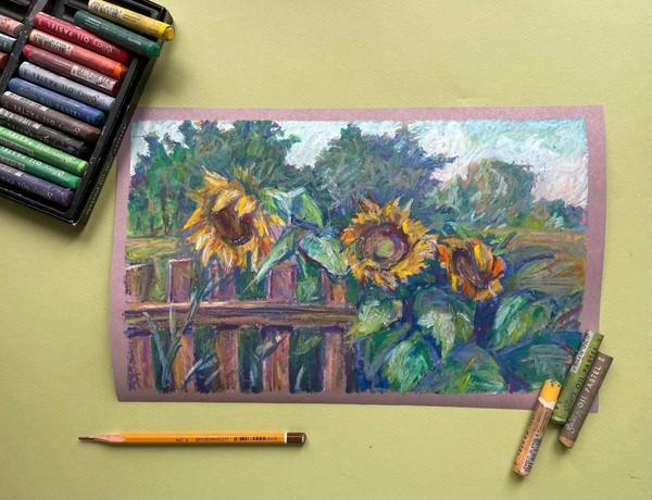 Мастер-класс «Подсолнухи»