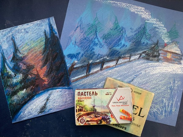 Мастер-класс «Зимний пейзаж»