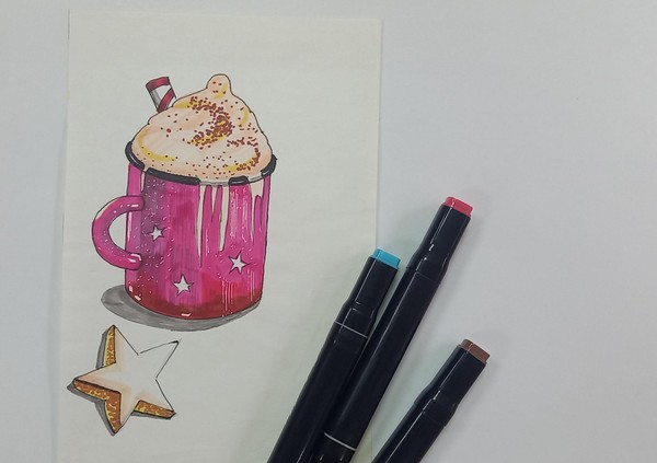 Мастер-класс по скетчингу «Теплая забота»