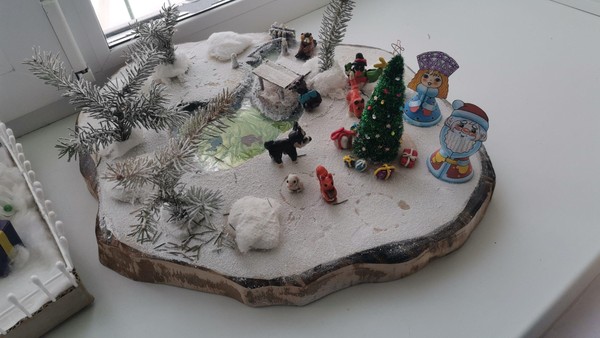 Мастер- класс совместно с соц. защитой «Тайны зимнего леса-Эко тропа»