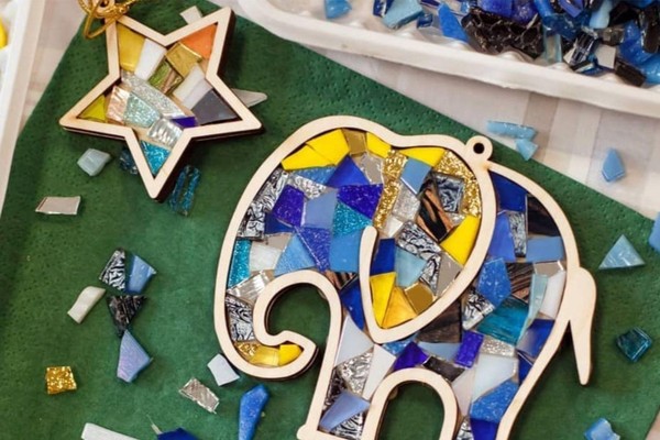 Мастер-класс «Волшебство стеклянной мозаики»