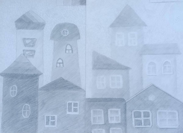 Виртуальная выставка «Графика. Домики»