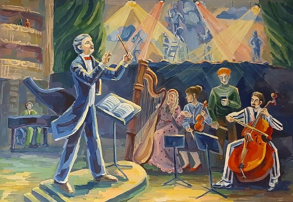 Выставка «Весь мир – ТЕАТР» (МБУ ДО ДХШ №4 города Иркутска, ул. Байкальская, 280/1)