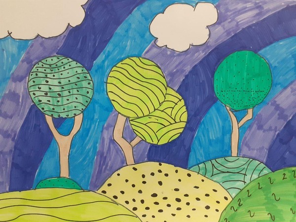 Виртуальная выставка «Стилизованный пейзаж»