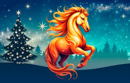 Огненная лошадка