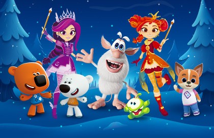 Елка телеканала «Мульт». Живые краски