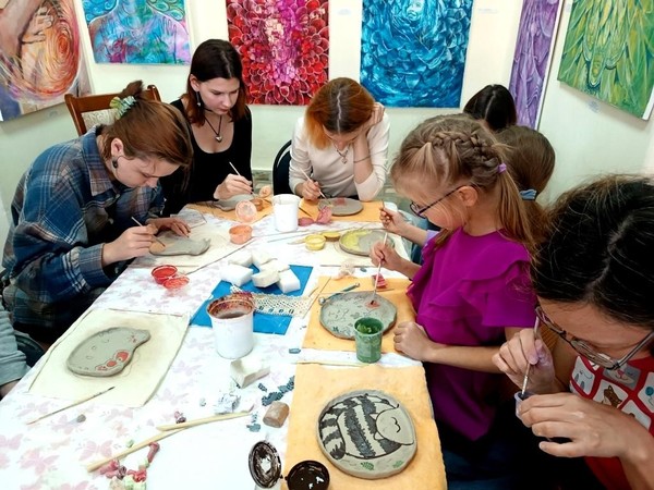 Мастер-класс «Керамические тарелочки-панно «Преданья старины глубокой»