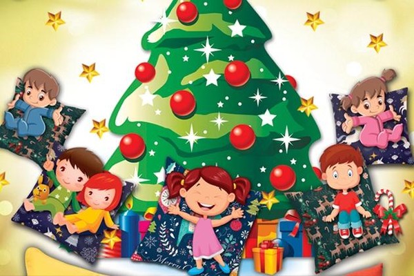 Новый год на подушках