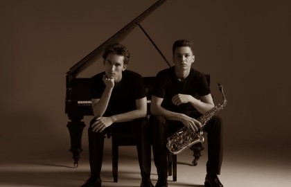 Михаил Казаков и Валентин Малинин. Саксофон и фортепиано