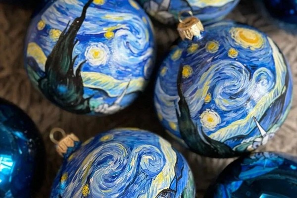 Мастер-класс «Роспись новогодних шаров в стиле художников-импрессионистов»