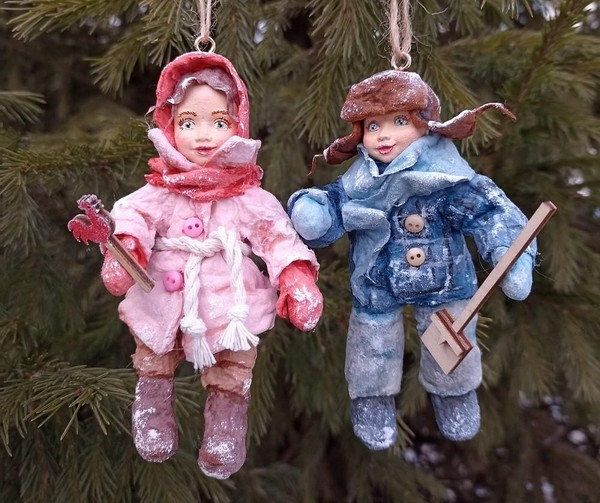 Арт-занятие «Елочная игрушка из СССР»