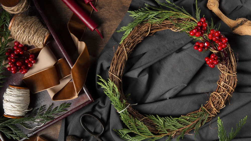 Мастер-класс «Новогодний венок»