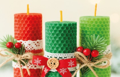 Лепка из вощины. Волшебные свечи