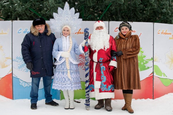 Открытие Снежного Городка в Парке Победы