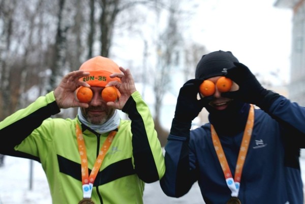 Мандариновый забег в парке Ветеранов