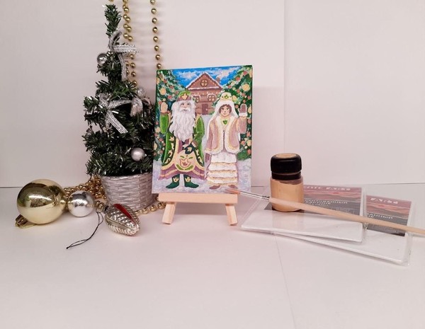 Мастер-класс «Кыш Бабай и Кар Кызы»