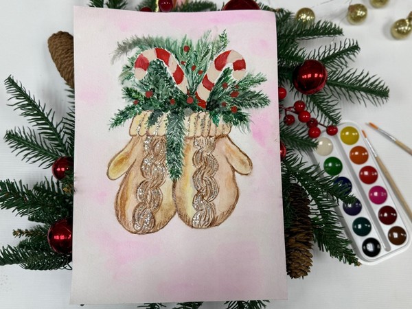 Творческий вечер «Рисуем тепло»