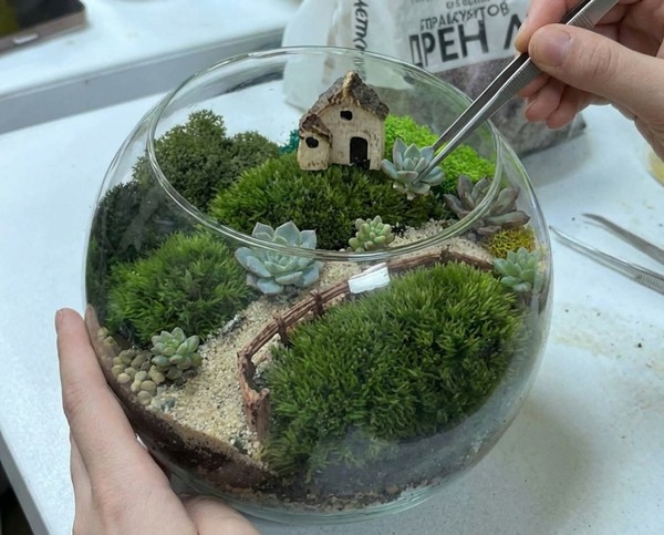 Мастерская миниатюр. Флорариумы