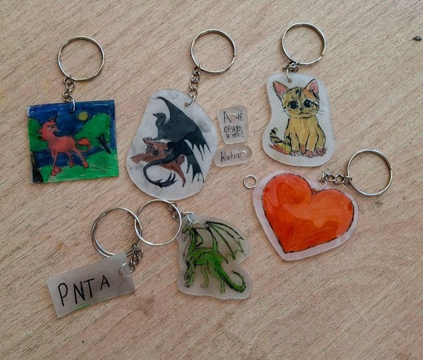 Мастер-класс «Пластиковые брелоки»