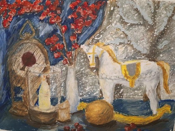 Выставка работ учащихся «Новогоднее настроение»