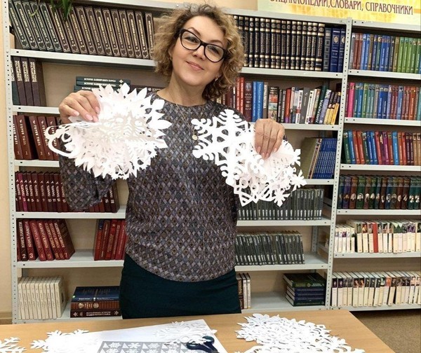 Мастер-класс «Ажурная снежинка»