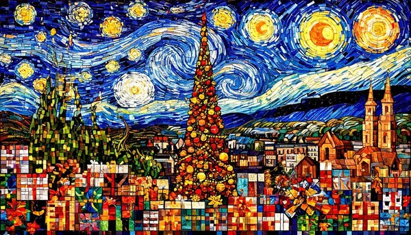 Утренник «Новогодняя мозаика»