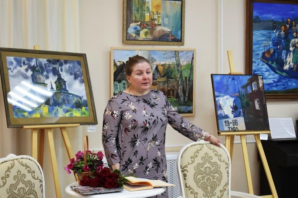 Открытие персональной выставки «Время книг»