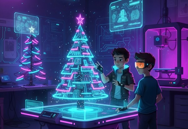 Новогодняя лаборатория: Техно-ёлочка