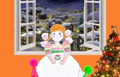 Маша у гномов на ёлке