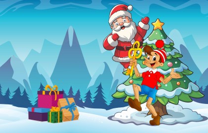 Буратино и Дед Мороз