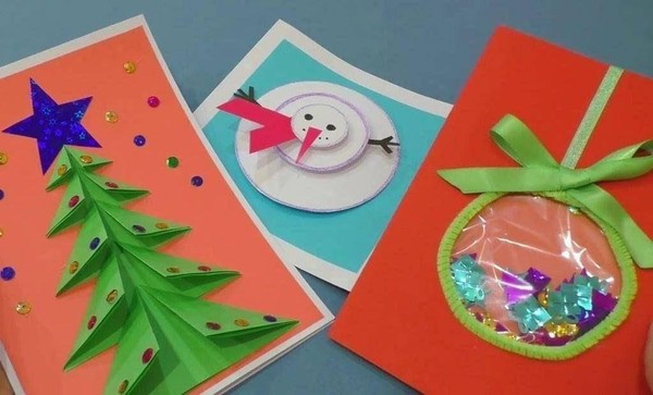 Мастер-класс «Новогодняя открытка в подарок»