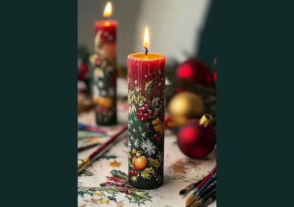 Роспись свечей