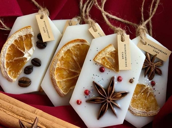 Мастер-класс по созданию флорентийского саше с теплыми новогодними ароматами