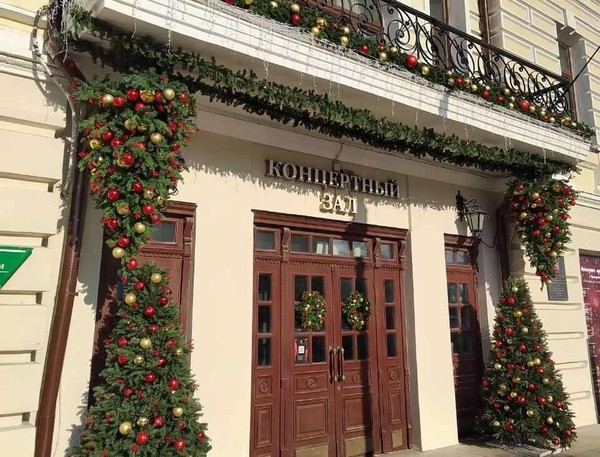 Новогодний концерт «Голубой огонек» в русском стиле»