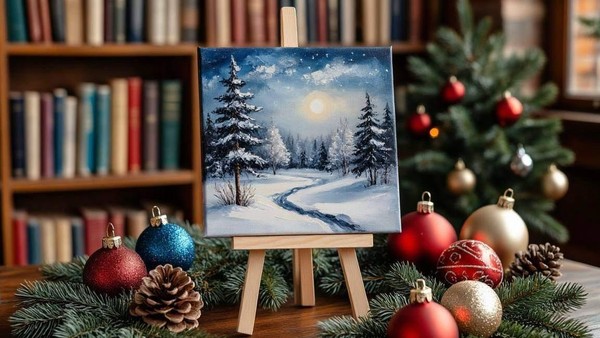 Мастер-класс Мини-мольберт «Мороз и солнце»