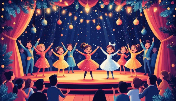 Новогодний отчетный концерт ДЦ «Радуга»